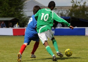 Soccer background presents your soccer history